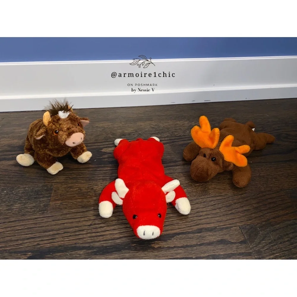 BEANIE BABIES | Pasture animals lot | plush stuffed animals toys - Picture 2 of 3
